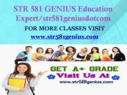 STR 581 GENIUS Education Expert/str581geniusdotcom