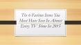 The 6 Fashion Items You Must Have Seen In Almost Every TV Show In 2015 PowerPoint PPT Presentation