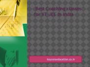 Best Coaching classes for IIT-JEE In India