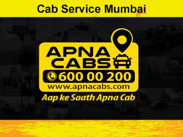 Cab Service Mumbai