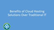 benefits of cloud hosting solutions - infochola