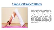 5 Yoga For Urinary Problems