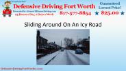 Sliding Around On An Icy Road
