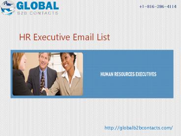 Hr executive email lists