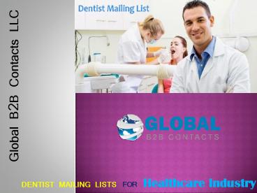 Dentist email lists