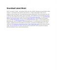 download latest music PowerPoint PPT Presentation
