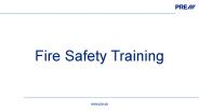 Fire Safety Training