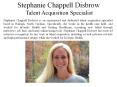 Stephanie Chappell Disbrow Talent Acquisition Specialist PowerPoint PPT Presentation