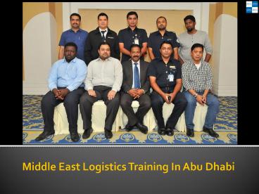 Middle East Logistics Training In Abu Dhabi