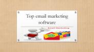 Top email marketing software