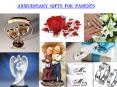 Anniversary gifts for parents PowerPoint PPT Presentation