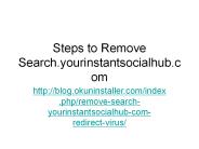 Steps to Remove Search.yourinstantsocialhub.com