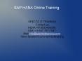 sap hana developement online training in malaysia PowerPoint PPT Presentation