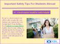Important safety tips for students abroad PowerPoint PPT Presentation