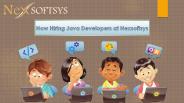 Now Hiring High-Quality Java Developers at Nexsoftsys