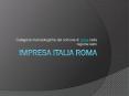 Impresa Italia Roma PowerPoint PPT Presentation