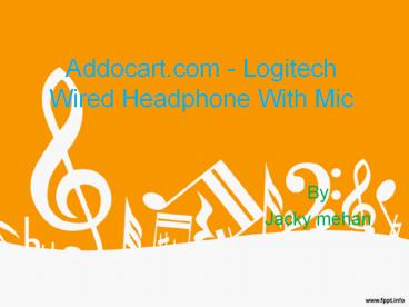 Logitech H111 Wired Headphone With Mic