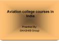 Aviation college courses (1) PowerPoint PPT Presentation