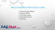 Best 5 Fuel Efficient Petrol Cars in India