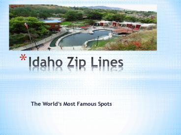 Idaho Zip Lines