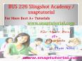 BUS 226  Slingshot Academy - snaptutorial.com PowerPoint PPT Presentation