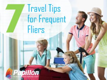7 Travel Tips for Frequent Fliers