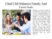 Chad Clift Balances Family And Career Goals (1)