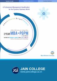 MBA Logistics in Bangalore