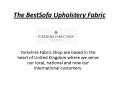 Fabric for Sofas PowerPoint PPT Presentation
