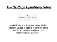 Fabric for Sofas