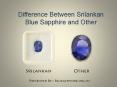 Difference Between Srilankan Blue Sapphire and Local Blue Sapphire