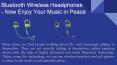 Bluetooth Wireless Headphones- Now Enjoy Your Music in Peace PowerPoint PPT Presentation