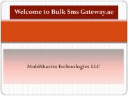 Bulk SMS Marketing UAE
