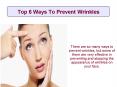 Top 6 Ways To Prevent Wrinkles PowerPoint PPT Presentation