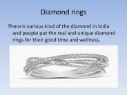 Blow your mind with diamond rings