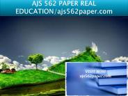 AJS 562 PAPER REAL EDUCATION/ajs562paper.com