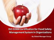 ISO 22000 Certification for Food Safety Management System