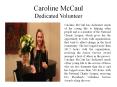Caroline McCaul Dedicated Volunteer PowerPoint PPT Presentation