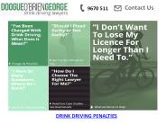 DRINK DRIVING PENALTIES