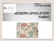 Modern Upholstery Fabric