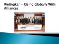 Welingkar - Rising Globally With Alliances PowerPoint PPT Presentation