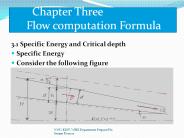 Flow computation Formula