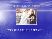 PAUL THE APOSTLE PowerPoint PPT Presentation