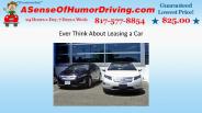 Ever Think About Leasing a Car