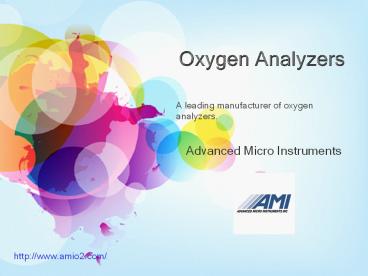 Oxygen Analyzers