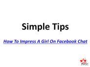 How to impress a girl on facebook chat (1)