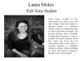 Laura Motes Full Time Student PowerPoint PPT Presentation