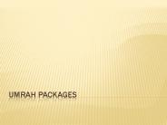 Umrah Packages