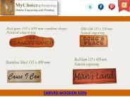 Carved Wooden Sign - MyChoice@Firebridge