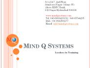 Mobile Testing Training
